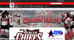 Desktop Screenshot of mercerchiefs.com